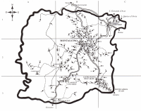 La mappa di Montalcino