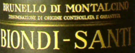 Le antiche bottiglie di Brunello di Montalcino di Biondi-Santi raggiungono spesso cifre considerevoli
