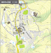 La mappa di Montalcino